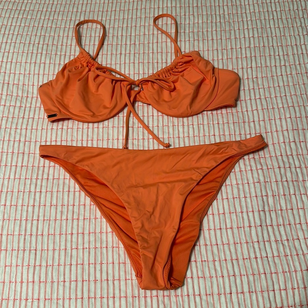 Orange O'Neill swimsuit